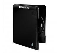 Amaray 4K BLU-Ray Envoltorios, 15 mm, Machine-Pack-Quality, Negro, 10 Unidades