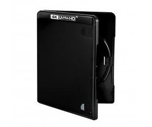 Amaray 4K BLU-Ray Envoltorios, 15 mm, Machine-Pack-Quality, Negro, 10 Unidades