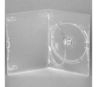 Amaray - 5 fundas transparentes para DVD de 3 discos con bandeja oscilante