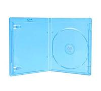Amaray Cajas BLU-Ray, Slim 11 mm, Máquina-Pack-Quality, Azul, Transparente, 100 Piezas