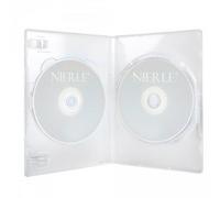 Amaray Cajas para 2 DVD's Slim, 7 mm, Transparente, 50 Unidades