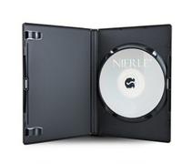 Amaray DVD Envoltorios, 15 mm, Machine-pack-quality, Negro, 50 unidades