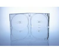Amaray Estuche para DVD / multicaja en transparente para sostener 4 discos