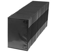 Amaray Funda doble para CD y Blu-ray (25 unidades), color negro