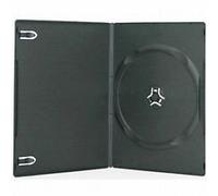 Amaray - Juego de fundas individuales para DVD, CD y Blu-ray (25 unidades, 7mm), color negro
