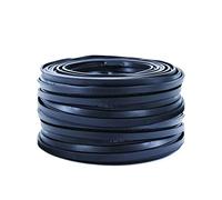 AMARCORDS Cable plano negro para catenaria construcción externa, que se vende por metros, al menos 10 m