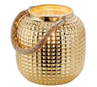 AMARE BOLA X BOLA - Lámpara de mesa (1 foco, cerámica, con cordón de mano), color dorado