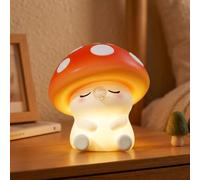 Amaredom Luz Nocturna Infantil Seta Silicona Recargable Temporizador Cuarto | Silicona Suave Sin BPA, Control Tactil Regulable, Temporizador Automatico, Dulce Descanso Bebes, Luz Lámpara Mesita Noche