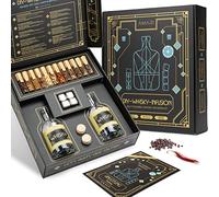 AMARI ® Whisky Set - do it Yourself, Set de Regalo Incl. Accesorios casa o para Regalar, Caja de Regalo para cata de Whisky - Kit para los Amantes del Whisky, Regalos Hombre y Mujer