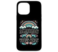 AMARIAH Vibes Only Cute Retro Girls AMARIAH Name Carcasa para iPhone 13 Pro Max