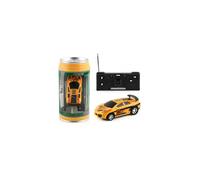 (Amarillo) 1:58 Mini coche RC de latas 2,4 GHz Radio Control remoto Carreras Drift Buggy Vehículo Juguetes