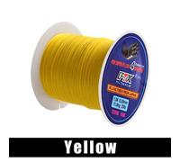 (Amarillo, 60 lb) Ftk 114m PE trenzado línea de pesca 8-60 lb 0,1-0,4 mm 4 hebras multifilamento PE