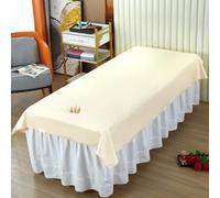 Amarillo,65x190cm/2.1x6.2ft,Cubierta De La Cama De Masaje, Cubierta De Mesa De Masaje De Belleza Cubierta De Belleza Mesas Impermeables Mesas De Protección Del Tratamiento