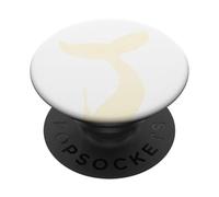 Amarillo - Aleta de Ballena Orcas Rescate Mar Animal Ballena Océano PopSockets PopGrip Adhesivo