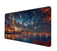 Amarillo Alfombrilla Ratón XXL 1200 x 600 x 3 mm, Impermeable Alfombrilla Escritorio ParíS Mouse Pad con Bordes Cosidos Material Oficina Mousepad Base de Goma Antideslizante para Jugadores -hjw2506R9