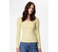 Amarillo Camiseta De Manga Larga XS