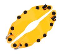Amarillo Cubierta Pinza de Freno de Abs, para Coche | Instalación Fácil, Protege las Pinzas Delanteras y Traseras, Estilo Moderno Adaptable para Coche