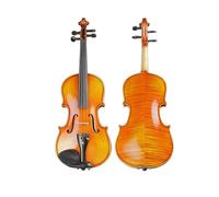 Amarillo Dorado Flor Común Violín Estampado Violín Caja Cuadrada Arco Octogonal