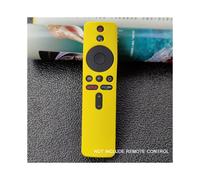 (AMARILLO) Funda protectora de silicona para control remoto de Xiaomi Mi Box S/4x, suave, lisa y a prueba de golpes