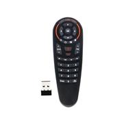 (Amarillo) G30 G30s Air Mouse Fly Voice 2.4GHz Micrófono inalámbrico de Google Giroscopio IR Control remoto Sense