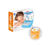 (Amarillo) Juguete de inteligencia para educación infantil temprana, cálculo matemático, ortografía y palabras