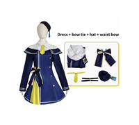 (Amarillo, L) Hatsune Miku Disfraz de Cosplay Colorido para el Escenario Juego de Rol Fiesta Popular de Halloween