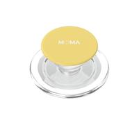 Amarillo - Mama Heart Lettering Minimalista Motherhood Love PopSockets PopGrip para MagSafe