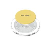 Amarillo - Mama Heart Lettering Minimalista Motherhood Love PopSockets PopGrip para MagSafe