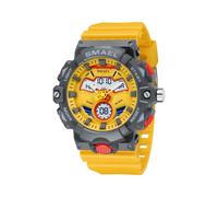 (AMARILLO) Relojes deportivos para hombre SMAEL Relojes de pulsera originales Dropshipping Marca 50M