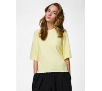 Amarillo Top De Manga Corta XL