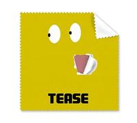 Amarillo Travieso Emotion LOL Tease Limpieza Paño Teléfono Pantalla Gafas Limpiador 5pcs