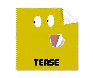 Amarillo Travieso Emotion LOL Tease Limpieza Paño Teléfono Pantalla Gafas Limpiador 5pcs