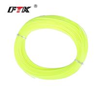 (Amarillo, WF-8F) Línea de pesca con mosca Ftk, línea flotante con peso delantero, bucle soldado, carrete