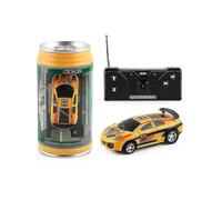 (Amarillo46337) Micro Coche de Racg Lata de Coca-Cola Mi Cars Speed ??Rc Radio Control Remoto Juguete