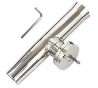 Amarine-made Stainless Tournament Style Clamp on Fishing Rod Holder for Rails 1-1/4" to 2"