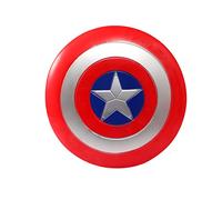 AMARONE Escudo del Capitán América de 12 pulgadas para niños, protector de juguete de superhéroe, rojo