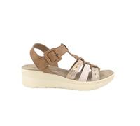 amarpies 30151 Sandalia Cierre Hebilla Tiras Combi Colores para: Mujer Color: Cuero Talla: 41