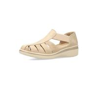 amarpies Sandalia Confort Elástico Aperturas Mujer - 36, Beige