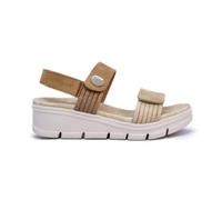 amarpies - Sandalia Deportiva Dos Tiras y elásticos - ABZ30135 para: Mujer Color: Combi Cuero Talla: 38
