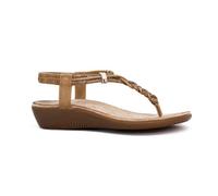 amarpies - Sandalia esclava pedrería ABZ 30227 Camel - ABZ30227 para: Mujer Color: Camel Talla: 37