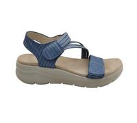 amarpies- Sandalia jeans 2 velcros - 26560 para: Mujer color: JEANS talla: 40, 428181-40