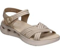 amarpies | Sandalias con Cuña Mujer - Sandalia Casual en Color Beige - Sandalia de Verano con Cierre de Hebilla - Cuña Media y Cómoda - Estilo Casual - Versátiles y Combinables