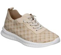 amarpies | Zapatos Planos Mujer - Zapato en Color Beige con Detalles - Zapato Casual con Cordones Decorativos - Slip On - Estilosos - Versátiles - Modelo AOG30087-41