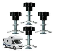 Amarre de riel en L - Accesorio de tuerca roscada con orejeta en L, accesorio de riel de alta resistencia, duradero y fácil de instalar | Pieza de repuesto ergonómica para camiones, automóviles, garaj