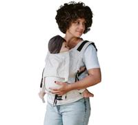 Amarsupiel - Mochila Porteo Bebe Evolutiva y Ergonomica - Cómoda y Fácil de Ajustar a la Espalda - Portabebes de Algodón - Orgánico & Transpirable - Canguro para Bebe-Baby Carrier-Beige