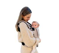 Amarsupiel - Mochila Porteo Bebe Evolutiva y Ergonomica - Cómoda y Fácil de Ajustar a la Espalda - Portabebes Recien Nacido de Algodón - Orgánico & Transpirable - Canguro para Bebe (Marron)