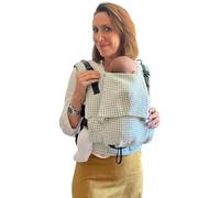 Amarsupiel - Mochila Porteo Bebe Evolutiva y Ergonomica - Cómoda y Fácil de Ajustar a la Espalda - Portabebes Recien Nacido de Algodón - Orgánico & Transpirable - Canguro para Bebe (Mint)