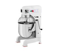 Royal Catering Amasadora Batidora De Cocina RCPM-30WP (Recipiente descendente, Motor: 1.100 W, Volumen: 25 L, Velocidad: 140 / 230 / 543 rpm)