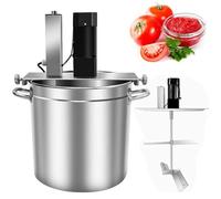 Amasadora automática comercial de acero inoxidable, eléctrica, con velocidad ajustable para preparar ollas calientes, sopas, salsas picantes, bebidas, mermeladas y gachas.