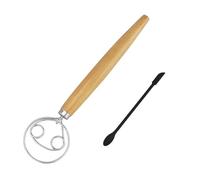 Amasadora, batidor danés para una masa perfecta en un abrir y cerrar de ojos - Batidor de masa de alta calidad como accesorio para hornear pan - Batidora de masa, amasadora, mezcladora de masa